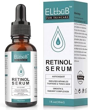 ELBBUB Retinol Serum Retinol Liposome Delivery System Anti Wrinkle Firming Serum with Vitamin C & Vegan Hyaluronic Acid for Face Cleavage and Body on Amazon.ae - Price Tracker