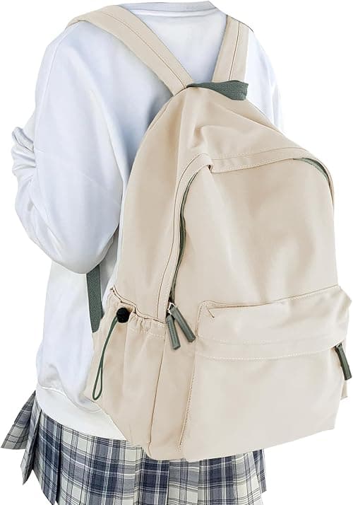 Middle School Backpack for Teen Girls,Cute College Backpack for Women,High School Bag,Casual Travel Rucksack,Bookbag على Amazon.ae - متتبع الأسعار
