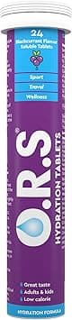 O.R.S Hydration, Blackcurrant Electrolyte Tablets for Everyday Hydration & Wellness - 24 Tablets - Amazon.ae Price Tracker