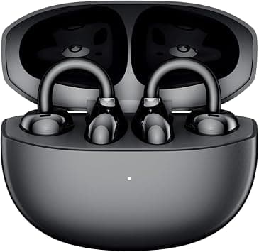 HONOR Choice Earbuds CLIP (2025 Model) Wireless Earphones, Open-Ear Bluetooth Earbuds, Feather-Like Wearing, 36 Hour Long Battery Life, Black على Amazon.ae - متتبع الأسعار