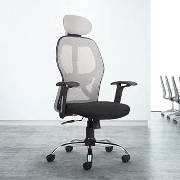 CELLBELL Tauras Lite C100 Mesh High Back Office Chair/Study Chair/Computer Chair/Revolving Chair/Desk Chair for Work from Home Metal Base Seat Height Adjustable Chair Grey على Amazon.ae - متتبع الأسعار