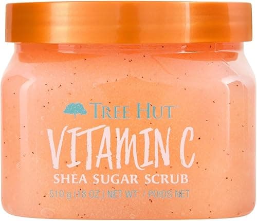 Tree Hut Vitamin C Shea Sugar Scrub, 18 oz (510g) Ultra Hydrating, Exfoliating, Nourishing Skin, Essential Body Care (Package May Vary) on Amazon - Best Deal Finder