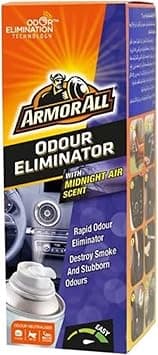 Armor All Odour Eliminator with Midnight Air Acent - Rapid Odour Eliminator - Destroy Smoke and Stubborn Odours - Pack of 1 - Amazon.ae Price Tracker