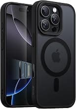 JETech Magnetic Case for iPhone 16 Pro 6.3-Inch with Camera Control Capture Button, Compatible with MagSafe, Translucent Matte Back Slim Shockproof Phone Cover (Black Titanium) - Best Deal Finder