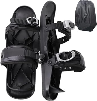 Snowboarding Skates | Adjustable Winter Skiing Shoes Ski Skates,Non-slip Snowblades Sport Shoes for Practice Travel Winter Professionals Athletes Women Men Outdoor Practice على Amazon.ae - متتبع الأسعار