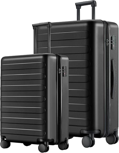 NINETYGO Carry on Luggage 22 X 14 X 9 Airline Approved, 20 Inch Luggage for 3-5 Days Travel, Double Spinner Wheels, 100% Hardshell PC, TSA Lock on Amazon - Best Deal Finder