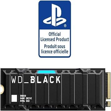 WD_BLACK Western Digital 1TB SN850 NVMe SSD for PS5 Consoles,SSD with Heatsink Gen4 PCIe, M.2 2280, Up to 7,000 MB/s WDBBKW0010BBK WRSN on Amazon.ae - Price Tracker
