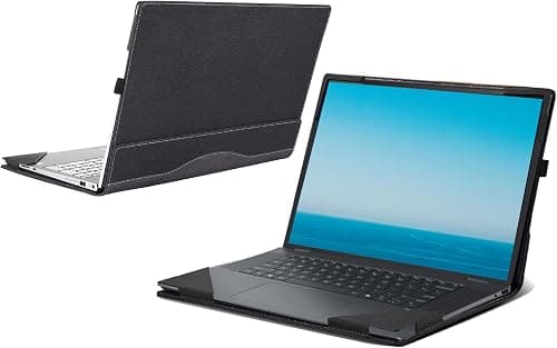 Laptop Case for HP OmniBook X Flip 2-in-1 Laptop Next Gen AI 16t-as00,16-as0047nr,16-ar0087nr, 16"[not Compatible with Any Other Model] ，16-ar0047nr PU Leather Inside Pocket Cover (Dark Gray) on Amazon.ae - Price Tracker