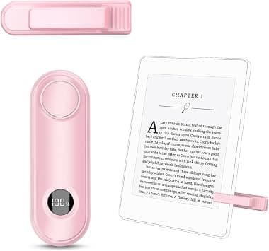 RF Remote Control Page Turner for Kindle Paperwhite Scribe Oasis Kobo Accessories, Clicker Page Turner for iPhone, iPad, Android Tablets Reading Camera Video Record Remote Triggers, Pink - Best Deal Finder