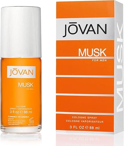 Jovan Musk Eau de Cologne Spray, Sexy Cologne for Men, Vegan Formula, 88ml on Amazon.ae - Price Tracker