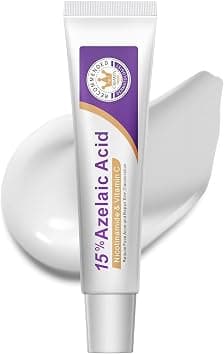 15% Azelaic Acid Acne Cream for Acne-Prone Skin, Lightweight Acne Spot Care Serum with Niacinamide & Salicylic Acid, Helps Reduce Pimples, Uneven Skin Tone, Redness & Blemishes – 20g على Amazon.ae - متتبع الأسعار