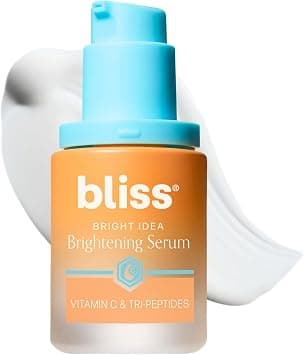 Bliss Bright Idea Vitamin C & Tri-Peptide Collagen Face Serum, Protects & Brightens Skin, Dimishes Dark Spots & Visibly Firms Skin, Cruelty-Free & Vegan, 30ml على Amazon.ae - متتبع الأسعار