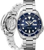 SEIKO Automatic Watch for Men - 5 Sports - Day/Date Calendar, LumiBrite Hands and Markers, and Rotating Bezel, 100m Water-Resistant - Best Deal Finder