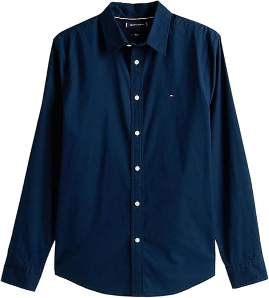 Tommy Hilfiger mens FLEX POPLIN KENT COLLAR SF SHIRT L/S Shirt on Amazon.ae - Price Tracker