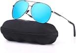 mxnx Aviator Sunglasses for Men Polarized Women UV Protection Lightweight Driving Fishing Sports Unisex glasses MX208 - Best Deal Finder