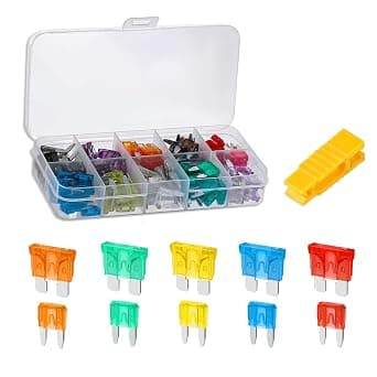 50PCS Car Blade Fuses Assortment Kit,Professional Upgraded Mixed Blade-Type Automotive Replacement Fuses, for Car, RV, Boat, Auto,Truck,Motorcycle,Standard & Mini Size (5A/ 10A/ 15A/ 20A/ 30A) on Amazon.ae - Price Tracker