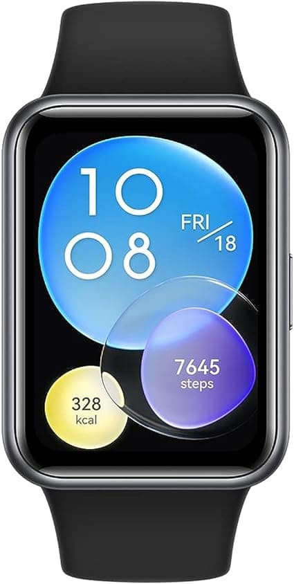 HUAWEI Watch Fit 2 Smartwatch, 1.74-Inch Huawei Fullview Display, Bluetooth Calling, Healthy Living Management, Durable Battery Life, Quick-Workout Animations, Automatic Spo2 Monitor, Midnight Black on Amazon.ae - Price Tracker