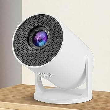 Mini Portable Projector, 1080P Supported Home Theater Projector, Built-in Speaker & HDMI/USB Compatible for Indoor Outdoor Movies, Gaming, Home Entertainment(White-US) على Amazon.ae - متتبع الأسعار
