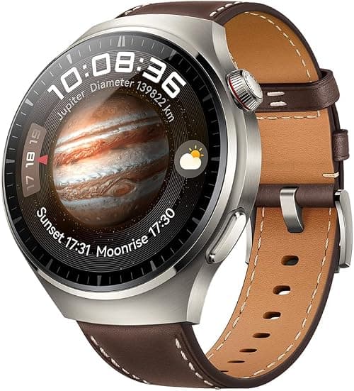 HUAWEI Watch 4 Pro Smartwatch, Spherical Sapphire Glass, Health at a Glance, eSIM Cellular calling, Fresh-new Activity Rings, 21-Day Battery Life, ECG Analysis, Compatible with Andriod & iOS, Brown on Amazon - Best Deal Finder
