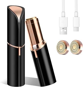 Flawless Facial Hair Remover for Women, Comes with 2 Replacement Heads, USB Rechargeable, Suitable for the Face, Upper Lip, Chin, and Fine, Soft Peach Fuzz on Amazon.ae - Price Tracker