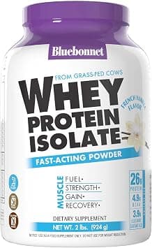 Bluebonnet Nutrition Whey Protein Isolate Vanilla Powder, 2 Lb on Amazon.ae - Price Tracker