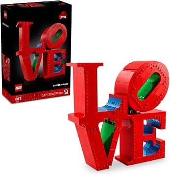 LEGO Art LOVE Building Set - Sculpture Model Kit for Adults to Build - Home Office Decor Piece - DIY Gift for Women & Men - 31214 - متتبع أسعار Amazon.sa