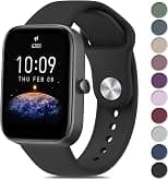 Vanjua Silicone Bands for Amazfit GTR mini Band, Amazfit GTS 4 / GTS 4 Mini / GTS 3 / GTS 2 / GTS 2e / GTS 2 mini / GTS, 20mm Quick Release Soft Sport Replacement Watch Strap for Amazfit Bip 3 / Bip 3 - Best Deal Finder