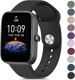 Vanjua Silicone Bands for Amazfit GTR mini Band, Amazfit GTS 4 / GTS 4 Mini / GTS 3 / GTS 2 / GTS 2e / GTS 2 mini / GTS, 20mm Quick Release Soft Sport Replacement Watch Strap for Amazfit Bip 3 / Bip 3 - Best Deal Finder