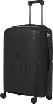 Neon X PP Hard Shell 24 Inch Luggage Black, Medium Check-In Trolley Suitcase with Scratch Resistant Shell, Silent Spinner Wheels, combination Lock and 2 Year Warranty on Amazon - Best Deal Finder