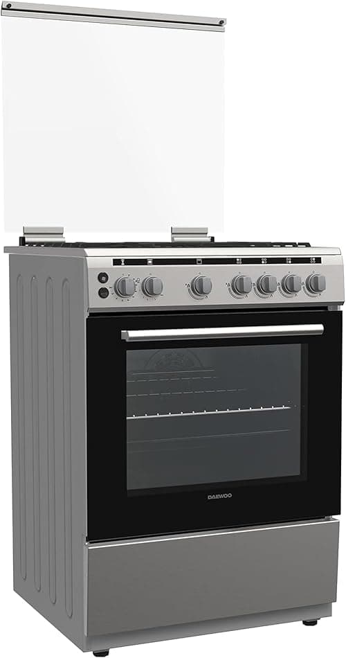 Daewoo - Gas Cooker 60 * 60cm | 65L Oven With Convection Fan | Dgc-S664Hf | 1 Year Warranty | Made In Turkey. on Amazon.ae - Price Tracker