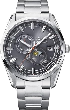 Orient Contemporary Stretto Day & Night - Wristwatch For Male Automatic And Hand-wound Mechanical Casual on Amazon.ae - Price Tracker