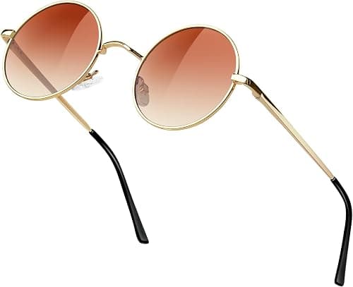 KANASTAL Hippie Round Polarized Sunglasses Women Men Small Circle Glasses on Amazon - Best Deal Finder