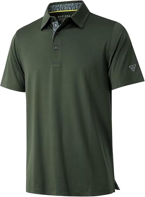 Mens Polo Shirts Short and Long Sleeve Casual Solid Stylish Dry Fit Performance Designed Collared Golf Polo Shirts for Men on Amazon.ae - Price Tracker