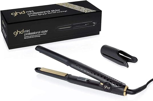 ghd Mini Styler 0.5" Flat Iron Hair Straightener, Professional & Advanced Ceramic Heat Technology, Optimum Styling Hair Straightening Iron for Short Hair, Tight Curls, & Bangs on Amazon.ae - Price Tracker
