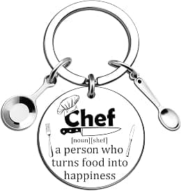 Chef Gifts for Men Women Funny Chef Keychain Gift for Cooking Lovers Cool Stuff Unique Birthday Gifts for Chefs Small Chefs Decor Accessories - Best Deal Finder