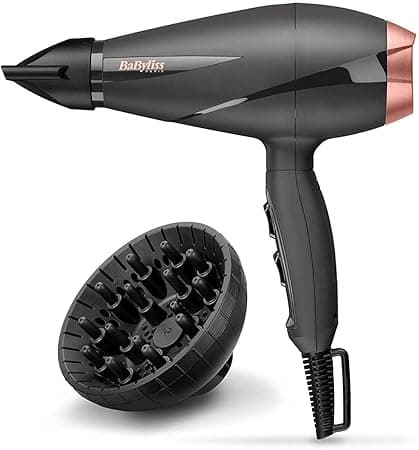 BaByliss Paris Hair Dryer, Salon-grade Motor With 2100w &amp; Ionic Frizz-control, 6mm Ultra-slim Concentrator Nozzle With Lockable Cold Shot, Italian-made For Lasting Performance, 6709DSDE (Black) on Amazon.ae - Price Tracker