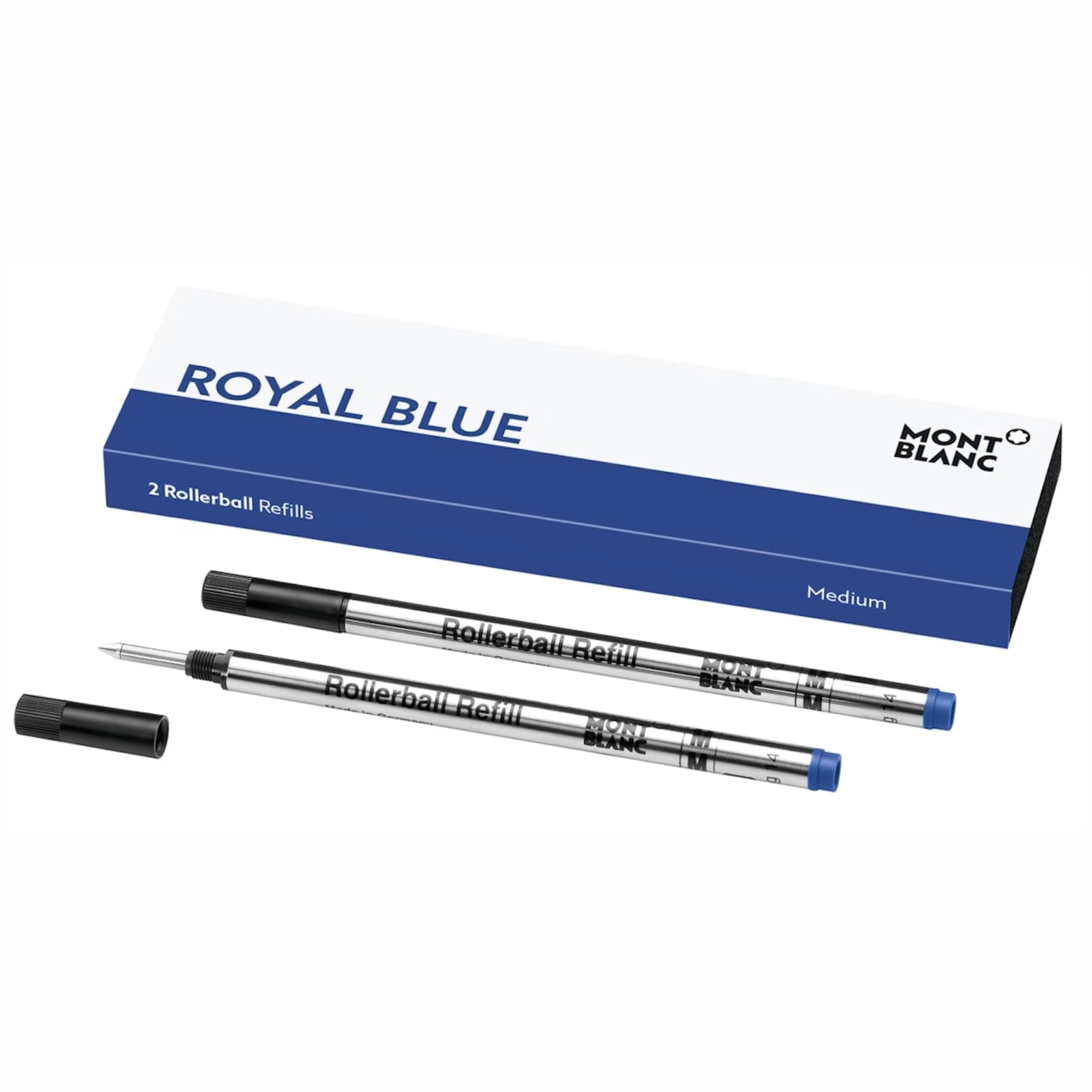 Montblanc Rollerball Refills (M) Royal Blue 124504 – Quick-Drying Pen Refills for Montblanc Rollerball and Fineliner Pens – 2 x Dark Blue Pen Cartridges on Amazon.ae - Price Tracker