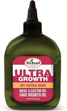 Difeel Ultra Hair Growth Oil Infused with Basil and Castor Oil 70 grams - Best Deal Finder