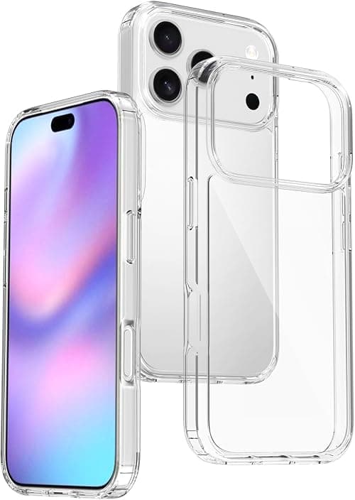 Clear Case for Iphone 17 Pro Max Cover, Anti-Scratch, Camera Control Protective Cover, Ultra Slim Transparent Case on Amazon.ae - Price Tracker