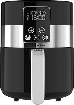 Nikai 4L Air Fryer 1300W Power, Touch Panel, LED Display, XL Size Non-Stick Basket, 1-60-Min Timer, Temp Control, No-Oil, Healthy Frying, Grilling, Roasting & Baking - NAF388D2/D3 - 2 Years Warranty on Amazon.ae - Price Tracker