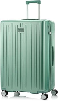 American Tourister Reggio Suitcase V2, Check-In Size 78 cm / 29 inch, 4 Spinner Wheels, Hard Top, Polycarbonate, Green|TSA Lock|Aluminum Handle|Expandable|Divider Pad - 3 Years International Warranty on Amazon.ae - Price Tracker