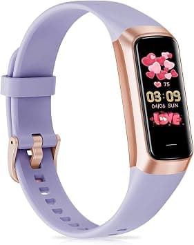 Fitness Tracker with Heart Rate Monitor, Step Counter, Sleep Monitor Calorie Tracking, Activity Tracker with 1.1" AMOLED Touch Color Screen, Waterproof Step Tracker for Android iPhon Women Men, Purple - Best Deal Finder