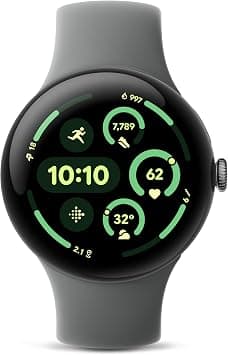Google Pixel Watch 3 (45mm) Latest Model - Android Smartwatch, Heart Rate Tracking, Fitbit Advanced Running, Fitness Insights, 24-Hour Battery - Matte Hazel Aluminum Case - Hazel Band - Wi-Fi on Amazon.ae - Price Tracker