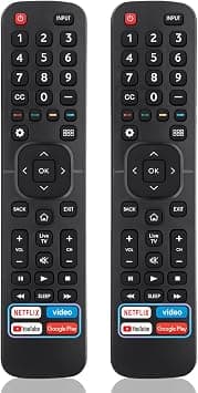 for Hisense-TV-Remote Replacement, Universal Remote Control for All Hisense Smart TVs【Pack of 2】 - متتبع أسعار Amazon.sa