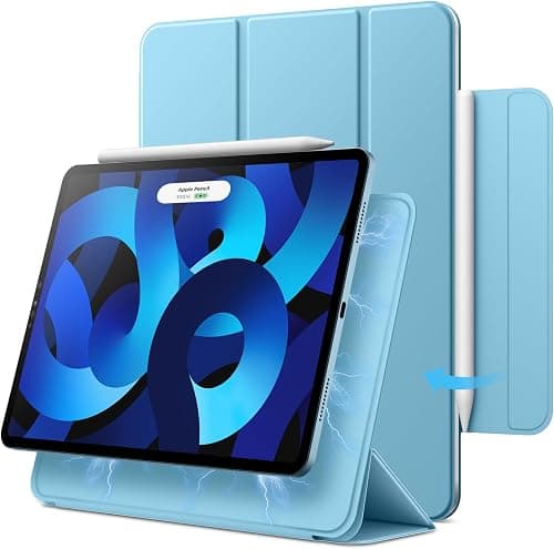JETech Magnetic Case for iPad Air 11" M4/M3/M2 & iPad Air 5/4 10.9", Blue | For iPad Air 11" (2026-2024) & Air 5/4 10.9" (2022/2020)&iPad Pro 11 (2018), Slim Smart Design Cover, Lightweight Protection على Amazon.ae - متتبع الأسعار