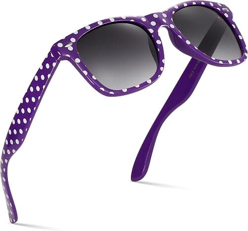 Retro Rewind Polka Dot Vintage Fashion Sunglasses for Women UV400 على Amazon.ae - متتبع الأسعار