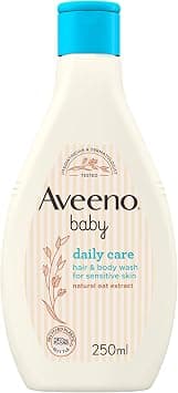 Aveeno Baby Daily Care Hair & Body Wash, Gently Fragranced Formula to Cleanse and Nourish from Head to Toe, Ideal for Newborns and Sensitive Skin, 250ml on Amazon.ae - Price Tracker