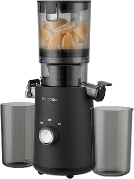 Porodo Lifestyle Vyta 150W Automatic Slow Juicer Machine, Reverse Function, Cold Press Juicer, 4.34-Inch Wide Feed Chute, 1.68L Slow Masticating Juicer for Whole Fruits & Vegetables, Easy to Clean على Amazon.ae - متتبع الأسعار