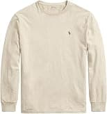 POLO RALPH LAUREN Mens Long Sleeve Crew Neck Custom Slim Fit T-Shirt - Best Deal Finder