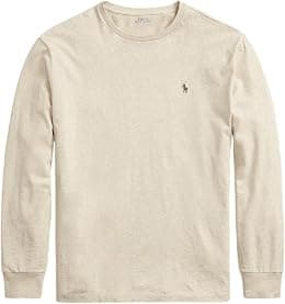 POLO RALPH LAUREN Mens Long Sleeve Crew Neck Custom Slim Fit T-Shirt - Best Deal Finder